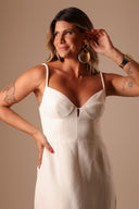 Vestido Off White Linho - TYNA - foto 13
