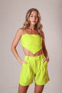 Top Bandana Verde Lima com Amarração - TYNA - foto 4