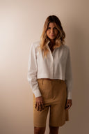 Camisa com Ombreira Branca - TYNA - foto 3