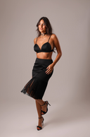 Top Cropped Acetinado Preto - TYNA - foto 18