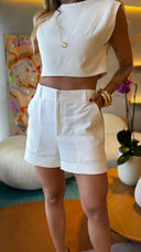 Short Alfaiataria Off White - TYNA - foto 3