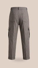 CALÇA BARRA ITALIANA COM BOLSOS XADREZ