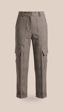 CALÇA BARRA ITALIANA COM BOLSOS XADREZ