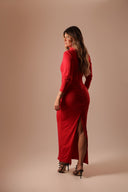 Vestido Longo Vermelho - TYNA - foto 2