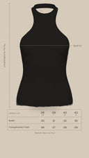 REGATA DUPLA FEMME PRETO