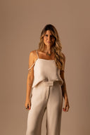 Conjunto Alfaiataria Creme - TYNA - foto 1