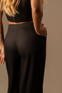 Calça Wide Leg Preta - TYNA - foto 2