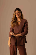 Blazer Sem Gola Choco - TYNA - foto 1