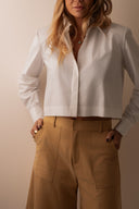 Camisa com Ombreira Branca - TYNA - foto 6