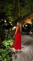 Vestido Vermelho Fenda - TYNA - foto 3