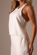 Conjunto Off White Crepe Patou - TYNA - foto 2