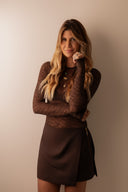BLUSA RENDA CAFÉ