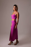Saia Midi Rosa com Fenda Lateral - TYNA - foto 6