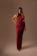 Vestido Longo Vinho - TYNA - foto 4