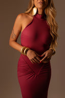 Vestido Longo Vinho - TYNA - foto 10
