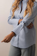Camisa Florença Punho Azul Claro - TYNA - foto 2