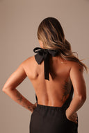 Vestido Preto Franja Linho - TYNA - foto 10