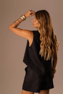 Blusa Linho Assimétrico Preto - TYNA - foto 9