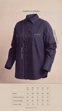 Maxi Camisa Marinho - TYNA - foto 3