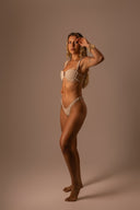 Biquini Meia Taça Canelado Creme - Biquíni - TYNA - foto 2