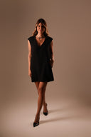 Vestido Alfaiataria Preto - TYNA - foto 4