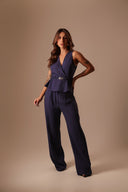Conjunto Marinho Crepe Patou de Acetato - TYNA - foto 2