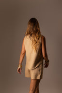 Blusa Linho Assimétrico Paçoca - TYNA - foto 5