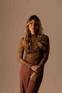 Blusa Onça Manga Comprida Tule - TYNA - foto 6