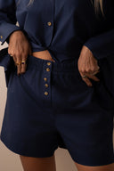 Short Boxer com Elástico Marinho - TYNA - foto 6
