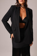 Blazer Alongado Alfaiataria Preto - TYNA - foto 4