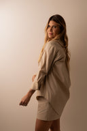 MAXI CAMISA ANA BEGE MACADAMIA