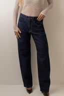 Calça Jeans Barrel Azul Escuro - TYNA - foto 1