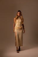 Vestido Champagne Fenda - TYNA - foto 3