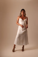 Vestido Off White Linho - TYNA - foto 5
