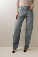 Calça Jeans Barrel Azul Médio - TYNA - foto 1