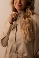 MAXI CAMISA ANA BEGE MACADAMIA