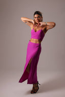 Saia Midi Rosa com Fenda Lateral - TYNA - foto 2