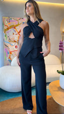 Conjunto Preto Crepe Patou de Acetato - TYNA - foto 8