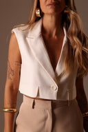 Blazer Colete Aveia - TYNA - foto 1