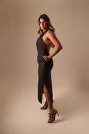Vestido Preto Franja Linho - TYNA - foto 8
