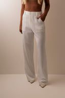 Calça Reta Alfaiataria Off White - TYNA - foto 3