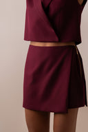 Short Saia Burgundy - TYNA - foto 5