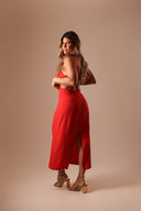 Vestido Vermelho Cut Out - TYNA - foto 6