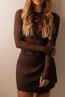 BLUSA RENDA CAFÉ
