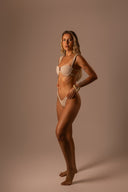 Biquini Meia Taça Canelado Creme - Biquíni - TYNA - foto 1