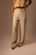 Calça Alfaiataria Patou Creme - TYNA - foto 1