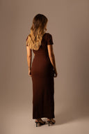 Vestido Midi Choco com Fenda Lateral - TYNA - foto 8
