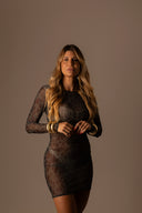 Vestido Tule Curto Onça - TYNA - foto 3