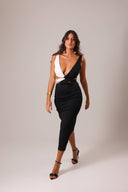 Vestido Bicolor Malha - TYNA - foto 2