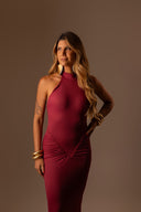 Vestido Longo Vinho - TYNA - foto 9